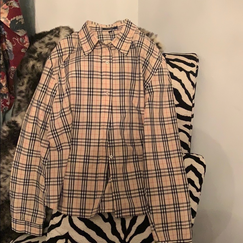 Women’s Burberry London Long Sleeves Blouse XL